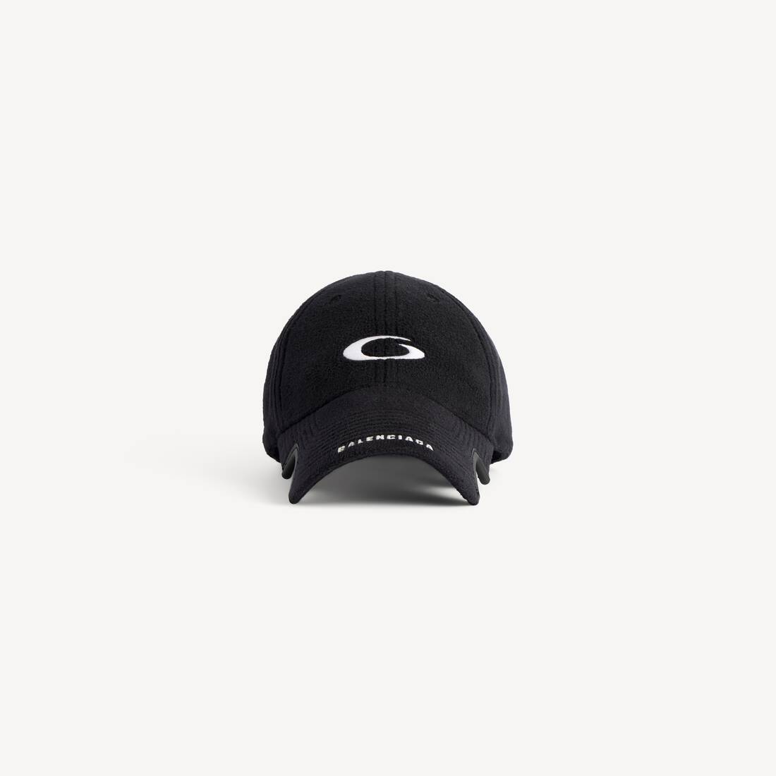 Gorra de Felpa para Hombre en Negro Nuevo