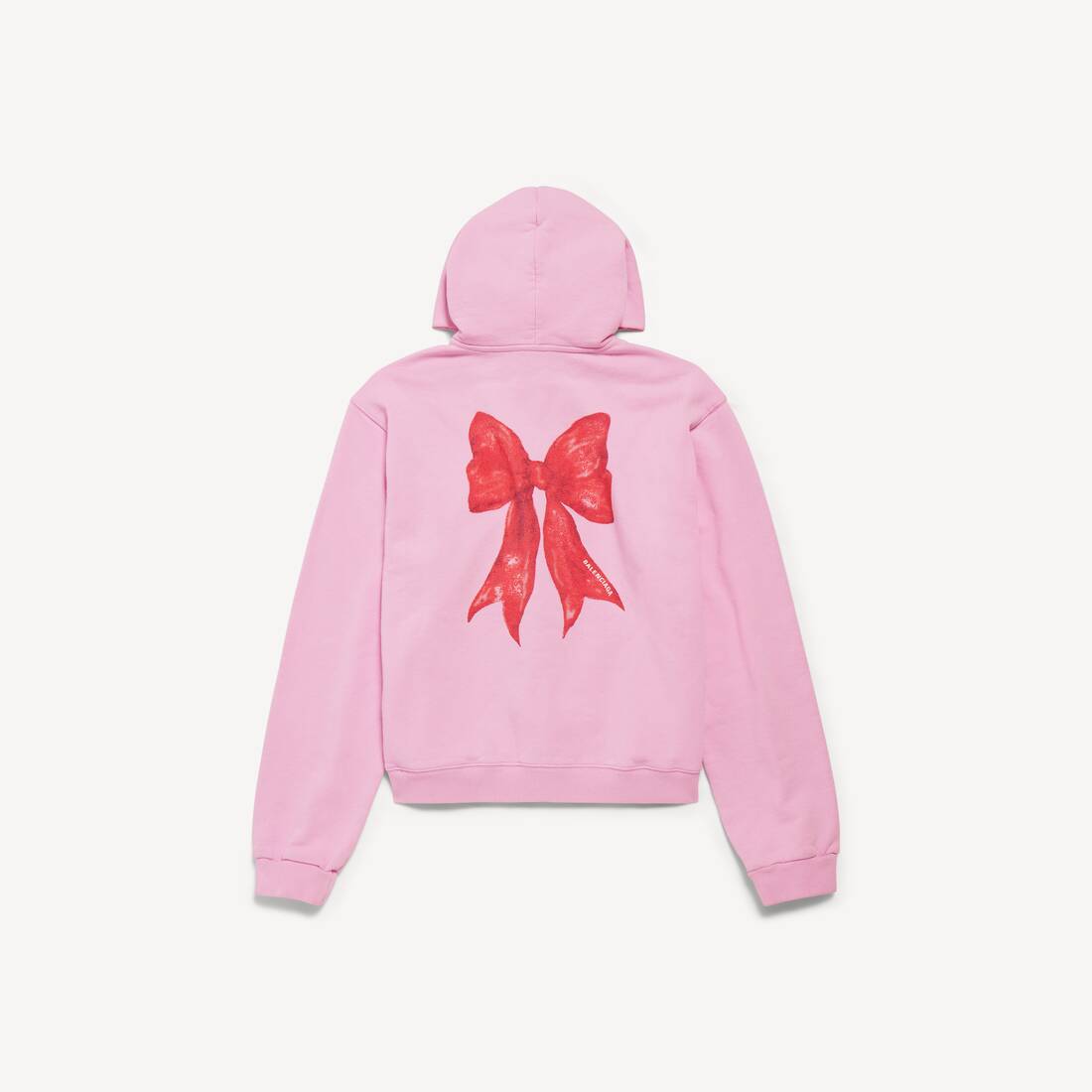 Sudadera con capucha de cierre con cremallera para mujer, ajuste regular, color rosa claro