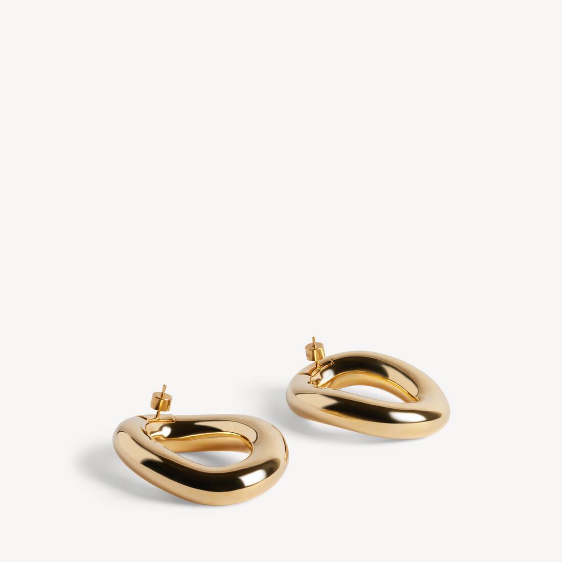 Auriculares Eisa Elipse para Mujer en Oro Brillante