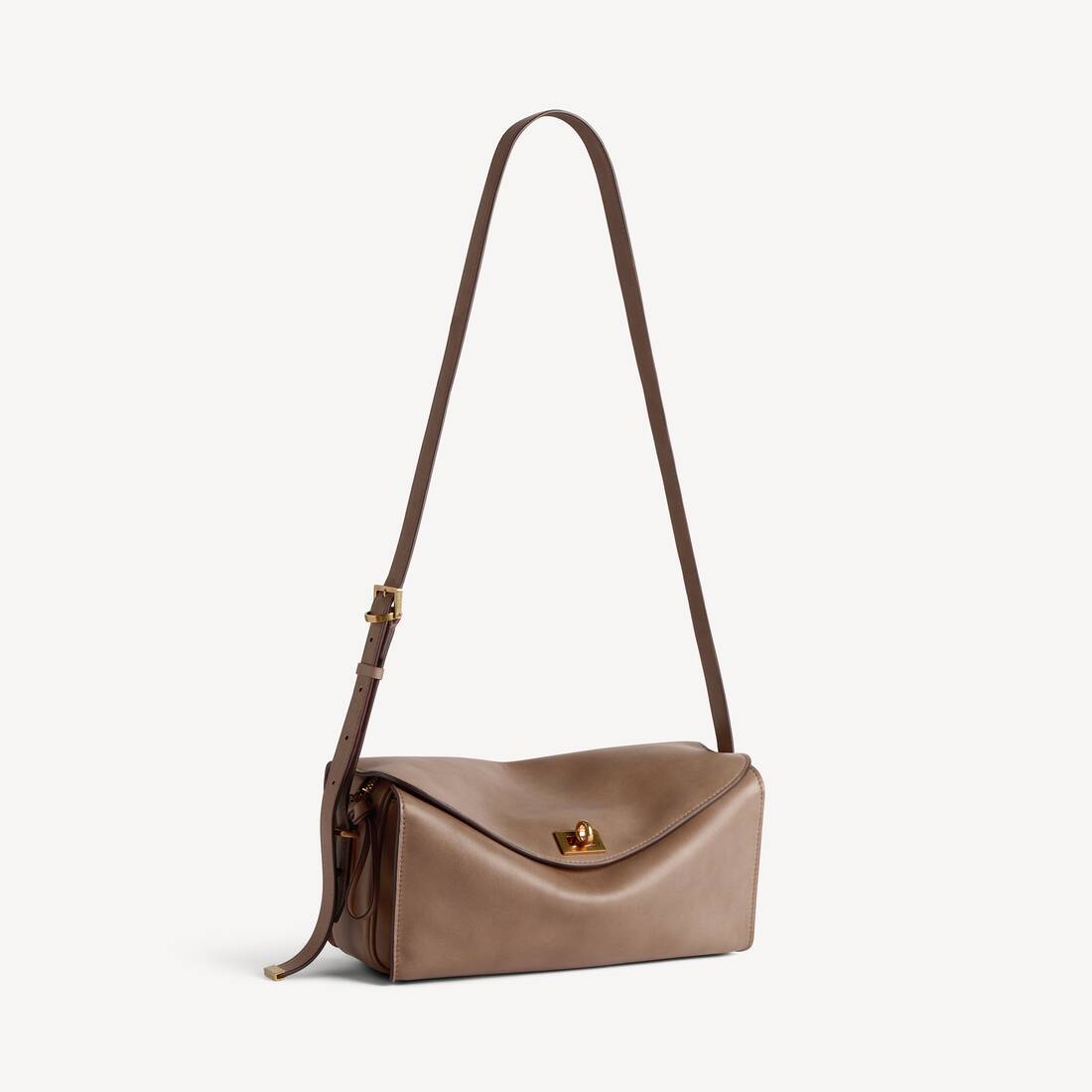 Bolso de Hombro Le 7 para Mujer Mediano en Biscuit