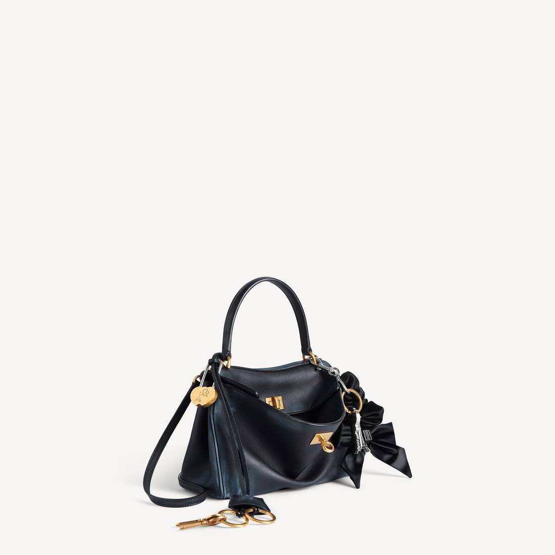 Bolso de Mujer Rodeo Mini con Adornos en Azul Marino