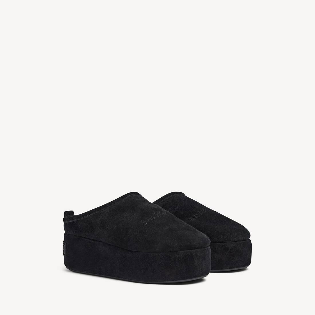 Mocasín de Plataforma Suave para Mujer Alaska en Negro