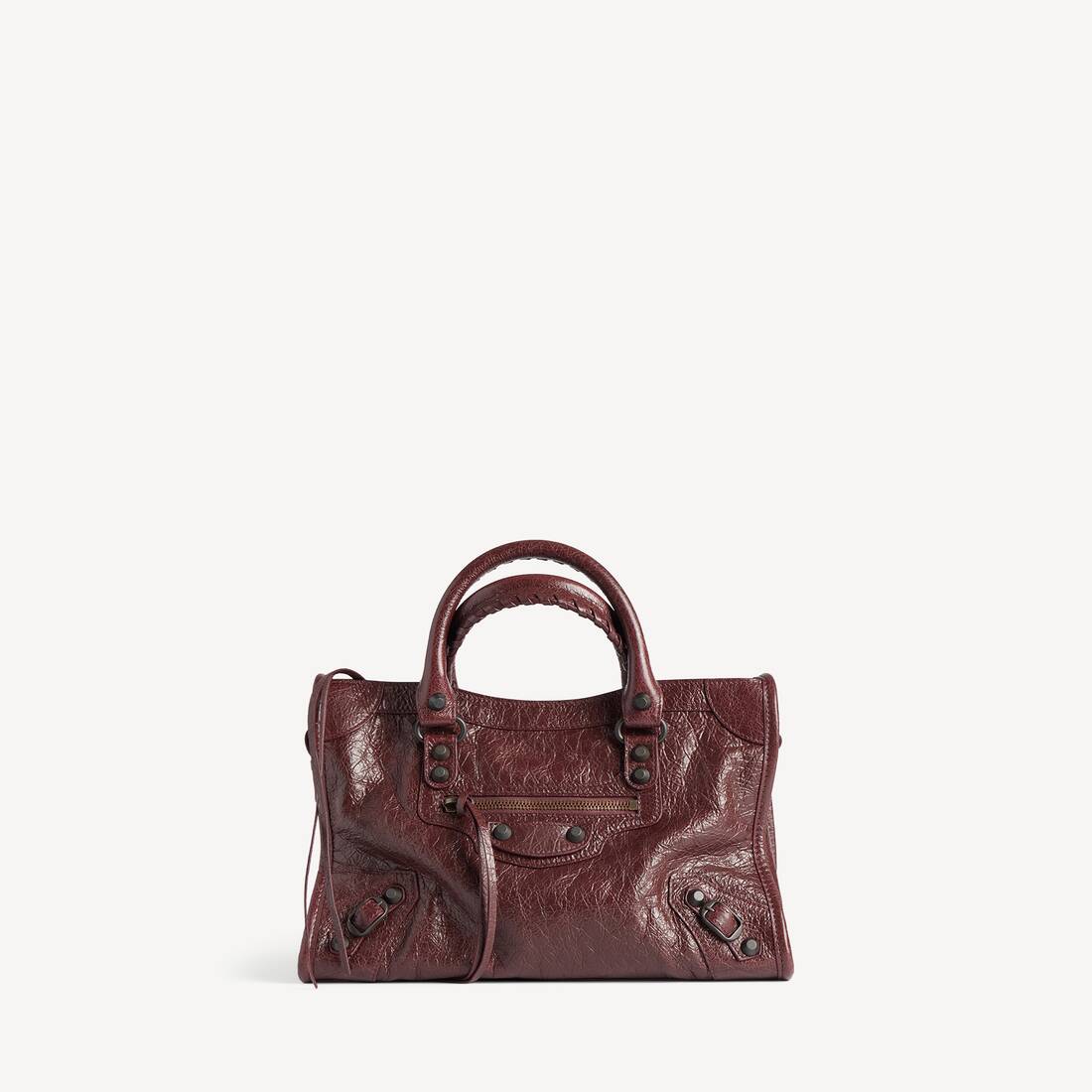 Bolso Le City Pequeño para Mujer en Burgundy Oscuro
